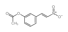 Phenol,3-(2-nitroethenyl)-, 1-acetate结构式