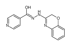 N'-(2H-1,4-benzoxazin-3-yl)pyridine-4-carbohydrazide结构式