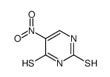 2,4-dithio-5-nitropyrimidine Structure