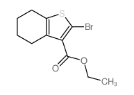 ETHYL 2-BROMO-4,5,6,7-TETRAHYDROBENZO[B]THIOPHENE-3-CARBOXYLATE Structure