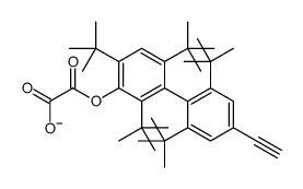 2-oxo-2-[2,4,6-tritert-butyl-3-(2,6-ditert-butyl-4-ethynylphenyl)phenoxy]acetate结构式