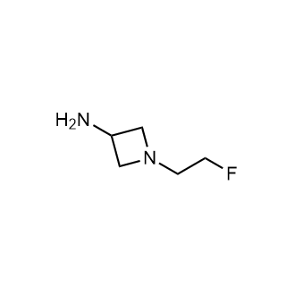 1-(2-氟乙基)氮杂环丁烷-3-胺结构式