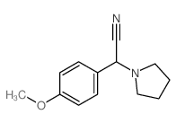 1-Pyrrolidineacetonitrile,a-(4-methoxyphenyl)- picture
