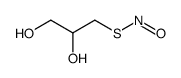 3-mercapto-S-nitroso-1,2-propanediol Structure