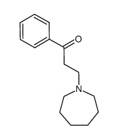 3-azepan-1-yl-1-phenyl-propan-1-one结构式