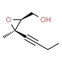 Oxiranemethanol, 3-(1-butynyl)-3-methyl-, (2S-cis)- (9CI)结构式