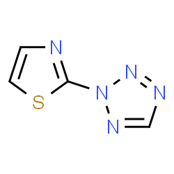 2H-Tetrazole,2-(2-thiazolyl)-结构式