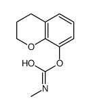 3,4-Dihydro-2H-1-benzopyran-8-ol N-methylcarbamate结构式