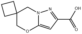 1',3'-Dihydrospirokcyclobutane-1,2'-pyrazolo[3,2-b][1,3]oxazinel-6'-carboxylic structure