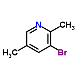3-Bromo-2,5-dimethylpyridine Structure