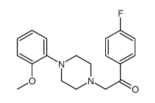 1-(4-fluorophenyl)-2-[4-(2-methoxyphenyl)piperazin-1-yl]ethanone结构式