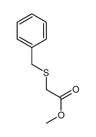 Benzyl(2-methoxy-2-oxoethyl) sulfide结构式