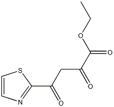 2,4-Dioxo-4-thiazol-2-yl-butyric acid ethyl ester Structure