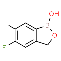 5,6-Difluoro-2,1-benzoxaborol-1(3H)-ol结构式