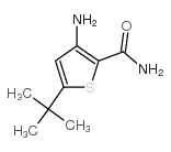 3-amino-5-(tert-butyl)thiophene-2-carboxamide Structure