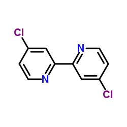 4,4'-二氯-2,2'-联吡啶结构式