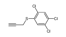 3-(2,4,5-Trichlorphenylthio)-1-propin Structure