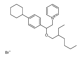 1-[2-(4-cyclohexylphenyl)-2-(2-ethylhexoxy)ethyl]pyridin-1-ium,bromide Structure