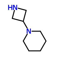 PIPERIDINE, 1-(3-AZETIDINYL)-, DIHYDROCHLORIDE结构式