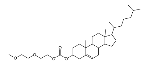 Carbonic acid cholest-5-en-3β-yl=2-(2-methoxyethoxy)ethyl ester结构式