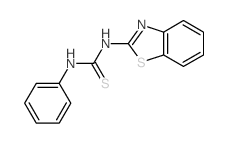 1-benzothiazol-2-yl-3-phenyl-thiourea structure