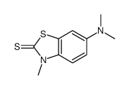 6-(dimethylamino)-3-methyl-1,3-benzothiazole-2-thione结构式