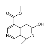 methyl (8S)-8-methyl-6-oxo-7,8-dihydro-5H-2,7-naphthyridine-4-carboxyl ate结构式