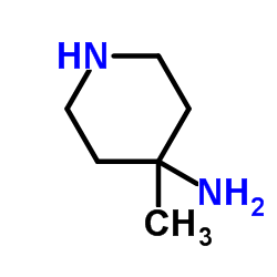 4-Methyl-4-piperidinamine Structure