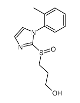 (S)-(+)-3-[1-(2-methylphenyl)2-imidazolylsulfinyl]propanol Structure