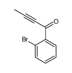 1-(2-bromophenyl)but-2-yn-1-one Structure