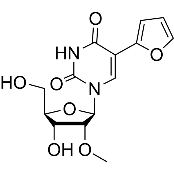 5-Furan-2-yl-2’-O-methyl uridine Structure