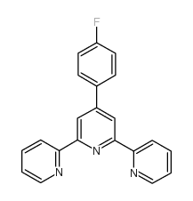 4'-(4-氟苯基)-2,2':6',2''-三联吡啶结构式