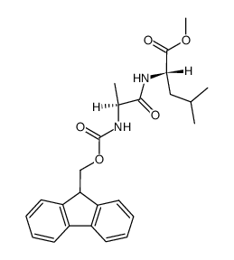 Fmoc-Ala-Leu-OCH3结构式