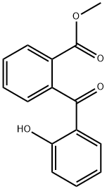 o-Salicyloylbenzoic acid methyl ester Structure