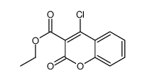 ethyl 4-chloro-2-oxo-2H-chromene-3-carboxylate结构式