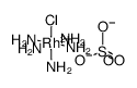 pentaamminechlororhodium(III) sulfate结构式