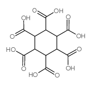 1,2,3,4,5,6-Cyclohexanehexacarboxylic acid structure