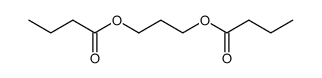 1,3-bis-butyryloxy-propane Structure