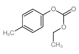Carbonic acid, ethyl4-methylphenyl ester Structure