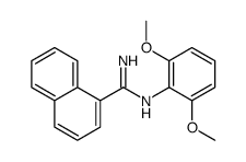 N'-(2,6-dimethoxyphenyl)naphthalene-1-carboximidamide Structure