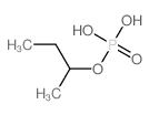 Phosphoric acid,mono(1-methylpropyl) ester structure