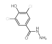 3,5-二氯-4-羟基苯肼结构式