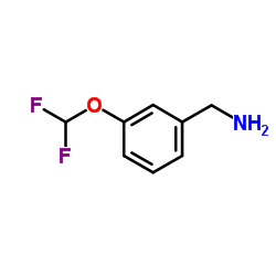 1-[3-(Difluoromethoxy)phenyl]methanamine Structure
