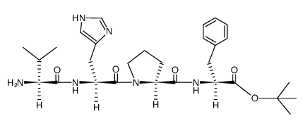 Val-His-Pro-Phe-OtBu Structure