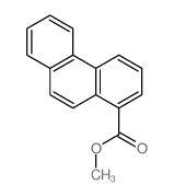 1-Phenanthrenecarboxylicacid, methyl ester Structure