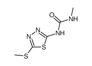 1-methyl-3-(5-methylsulfanyl-[1,3,4]thiadiazol-2-yl)-urea结构式