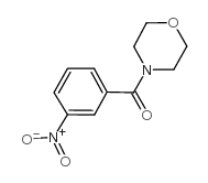 吗啉(3-硝基苯基)甲酮结构式