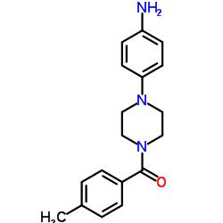 [4-(4-Amino-phenyl)-piperazin-1-yl]-p-tolyl-methanone Structure