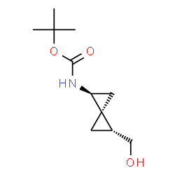 Carbamic acid, [(1S,3S,4R)-4-(hydroxymethyl)spiro[2.2]pentyl]-, 1,1-结构式