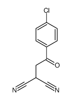 2-[2-(4-CHLOROPHENYL)-2-OXOETHYL]MALONONITRILE structure